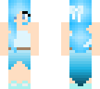 blue dress