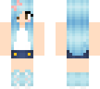blue girl