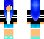 blue girl