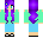 blue girl