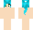 blue pony tail hair base