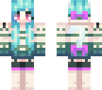 blue type girl