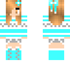 cute blue girl