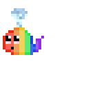 cute rainbow whale