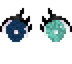 dark and light eye