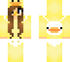 duck girl with backbag