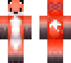 edited fox with bow