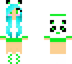 edited lime panda girl