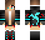 edited red and blue girl