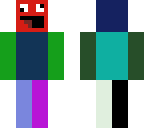 funny rainbow skin