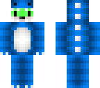 green and blue fox