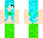 green coral mermaid