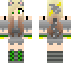 grey warror cat girl fixed