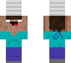 herobrine jr with iron block