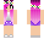 pink hair girl