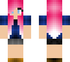 pink haired girl