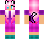 purple and pink kitty girl