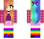 rainbow girl