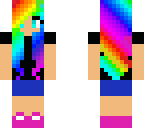 rainbow girl
