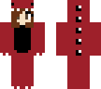 red dino onsie