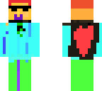 sweg heart cape cute boy