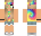 tie dye girl