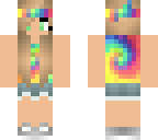 tie dye girl