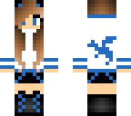 blaues drachenpullover catgirl