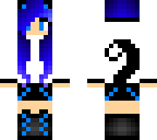 blaues katzen girl