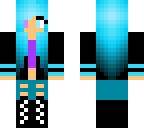 blue and purple girl
