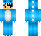 blue dinosaur chibi