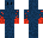 blue flames