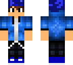 blue hooded