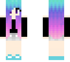 blue purple hair