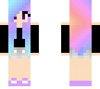 blue purple pink hair