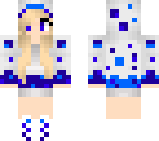 blue spotted girl