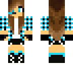 cool blue girl