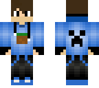cool guy with minecraft