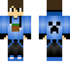 cool guy with minecraft