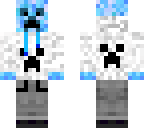 creeper in a white hoodie