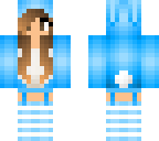 cute blue bunny girl
