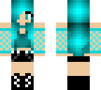 cute blue girl