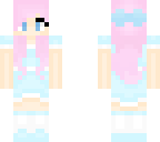 cute pink haired girl
