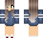 girl with blue jumper