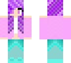 girl with purple hair