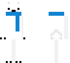 light blue scarf