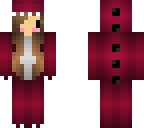maroon dino girl