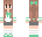 mint kawaii schoolgirl