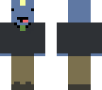 narwhal in normal clothes