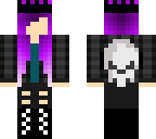 no face emo girl